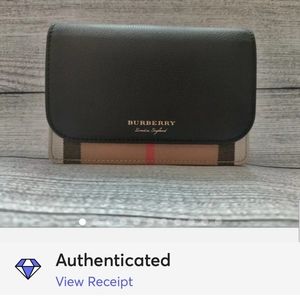 Burberry Hampshire Crossbody/CLUTCH bag.